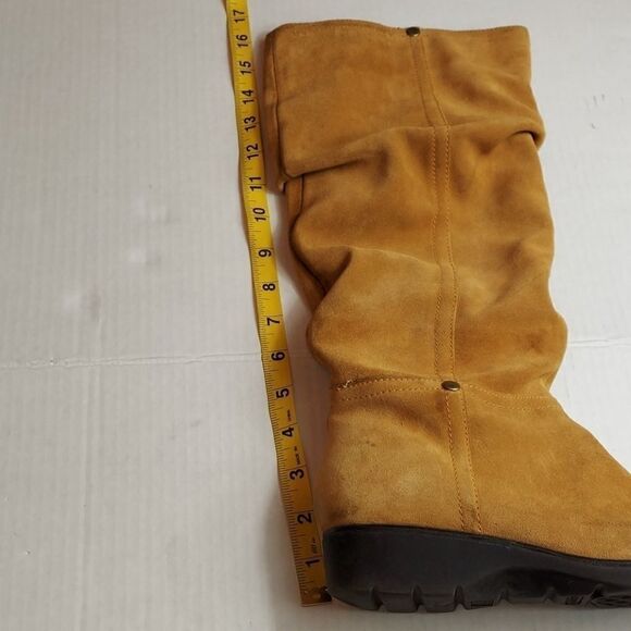 Aerosoles Supersonic Suede Slouch Boots Sz 7.5 - Picture 8 of 9